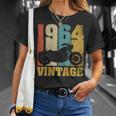 60 Compleanno Motociclette Biker Motociclettaintage 1964 Maglietta Regalos para ella
