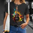Acoustic Guitar Musicians And Acoustic Guitar Lovers T-Shirt Gifts for Her