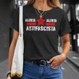 Alerta Antifascista Punk Musica Rock Concerto Contro Nazista Con Collo A Maglietta Regalos para ella