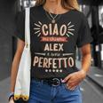 Alex Alessandro Idea Regalo Personalizzata Nome Divertente Maglietta Regalos para ella