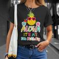 Aloha È Il Mio Nono Compleanno Hawaiano 9 Anni Bambino Luau Maglietta Regalos para ella