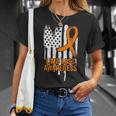American Flag Limb Loss Awareness Hand Leg Ampu Awareness T-Shirt Gifts for Her