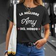 Amy La Migliore Del Mondo Maglietta Regalos para ella