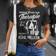 Andere Gehen Zur Therapie Kühe Melken Milchbauern Other Going To T-Shirt Geschenke für Sie