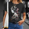 Anime Dibujo Es Arte Gráfico Geométrico Heaphone Anime Camiseta unisex Regalos para ella