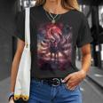 Anime Kitsune Nine Tail Fox Manga Otaku Style T-Shirt Geschenke für Sie