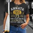Annata 1951 Uomo Donna 73 Anni Compleanno Regalo Maglietta Regalos para ella