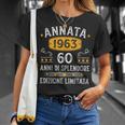 Annata 60 Annata 1963 Anni 60 Compleanno Uomo Ragazzo 1963 Maglietta Regalos para ella