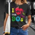 Annees 90 Deguisement Costume Rétro Années 90 T-Shirt Cadeaux pour elle