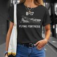 B-17 Flying Fortress Aereo Da Guerra Bombardiere Della Seconda Guerra Mondiale Maglietta Regalos para ella