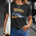 Back To The Future Two Flaming Tires Maglietta Regalos para ella