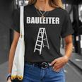 Bauleiter Baustellenleiter T-Shirt Geschenke für Sie