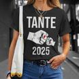 Befördert Zur Tante 2025 Ich Werde Tante 2025 Tante 2025 T-Shirt Geschenke für Sie