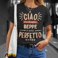 Beppe Giuseppe Idea Regalo Personalizzata Nome Divertente Maglietta Regalos para ella