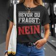 Bevor Du Fragen German T-Shirt Geschenke für Sie