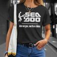 Big Wave Seadoo Ass O Gas Senza Giri Gratis Maglietta Regalos para ella