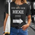 Bin Mit Der Hexe Hier Wizard T-Shirt Geschenke für Sie