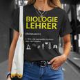 Biologiehrer Biology Teacher Saying School T-Shirt Geschenke für Sie