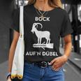 Bock Auf ´N Dübel Kiffen Cannabis Weed 420 Bong Grass High T-Shirt Geschenke für Sie