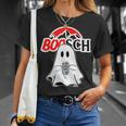 Boosch-Beer Halloween Ghost Drinking Beer Men T-Shirt Gifts for Her