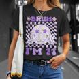Bruh I'm 11 Years Old Purple Birthday Girls 11Th Birthday T-Shirt Gifts for Her
