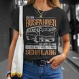 Busfahrer Weg Noch Lang Bus School Bus Line Bus Driver T-Shirt Geschenke für Sie