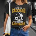 Cacciatore La Caccia Chiama E Io Devo Andare Caccia Maglietta Regalos para ella