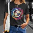 Calcio Calciatore Calcio Calcio Calcio Bambini Ragazzo Maglietta Regalos para ella