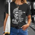 Camicia Marco Aurelio Stoico Filosofo Motivazionale Citazione Maglietta Regalos para ella
