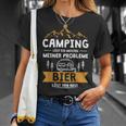 Camping Solves Die Meisten Meiner Probleme Bier Solves Den Rest T-Shirt Geschenke für Sie