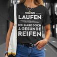 Car Mechatronics Mechanic 4 Tyres T-Shirt Geschenke für Sie