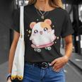 Carino Criceto Kawaii Skateboard Criceto Amante Bambini Maglietta Regalos para ella