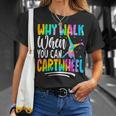 Cartwheel Gymnast Girl Tie Dye Gymnastic Girl Tumbling T-Shirt Gifts for Her