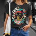 Cat Ramen Noodle Japanese Anime Kawaii Cat T-Shirt Gifts for Her
