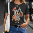 Cavaliere Gufo Animale Giochi Di Maglietta Regalos para ella
