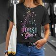 Cavallo Ragazze Donne Equestre Regalo Cavalli Maglietta Regalos para ella