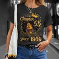 Chapter 55 Fabulous Since 1969 55Th Birthday Melanin T-Shirt Gifts for Her