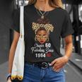 Chapter 60 Fabulous Since 1964 60Th Birthday Leopard T-Shirt Gifts for Her