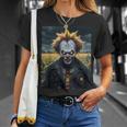 Clown Maléfique Un Champ De Maïs Monstre Sombre Horreur Effrayant Effrayant T-Shirt Cadeaux pour elle