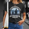 Compañeros De Pesca De Padre E Hija Papá E Hija Pescando Camiseta unisex Regalos para ella