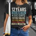 Compleanno 12 Anni Ragazzo Ragazzaintage Regalo Maglietta Regalos para ella