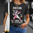 Compleanno Della Zia Unicorno Auntcorn Maglietta Regalos para ella