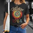 Compleannoinileintage 1984 Retroinile Lp Maglietta Regalos para ella