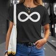 Con Simbolo Matematico Della Maglietta Del Segno Dell'infinito Maglietta Regalos para ella