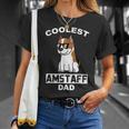 Coolest American Staffordshire Terrier Dad Cane Maglietta Regalos para ella