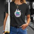 Criptovaluta Divertente E Rilassante Space Man Su Solana Moon Maglietta Regalos para ella