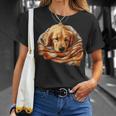 Cute Dog Official Sleep Golden Retriever Dog T-Shirt Geschenke für Sie