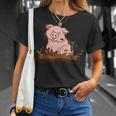 Cute Pig Farm Farming Pig T-Shirt Geschenke für Sie