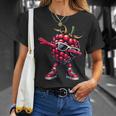 Dabbing Raspberry Pink Raspberry Fruit T-Shirt Geschenke für Sie