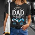Dad To Be Pregnancy Announcement Gamer Father Level Unlocked Maglietta Regalos para ella